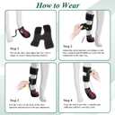 Drop Foot Brace with Reel(No Knuckling Boot Brace) for Dog - Corrective Dog Shoes to Safely Lift Toes for Foot Issues, Arthritis, and improving Walking gait in Dogs,Patent Pending(M)