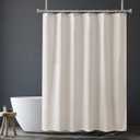 Amazer Khaki Shower Curtain Liner, Khaki Fabric Shower Liner, 2-in-1 Bathroom Shower Curtain and Liner, 12 Grommet Holes, Water Proof, Machine Washable, Hotel Quality, 72 x 72 Inches
