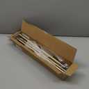 Antique Brass Curtain Rods for Windows 30 to 52 Inch, 3/4 Inch Curtain Rod Set For Indoor and Outdoor, Easy to Install