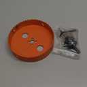 6 Inch Hole Saw with Arbor for Metal Wood and Plastic Cutting, 152mm Bi-Metal Hole Cutter for Different Project with Smooth and Flat Drilling Edge, Fast Chip Removal, Handy Hole Saw Kit Set