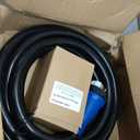 Gloppers 50 Amp Generator Cord and Power Inlet Box,50 Amp Generator Cords 25FT,125V/250V Generator Power Cord NEMA14-50P/SS2-50R Twist Lock Connector