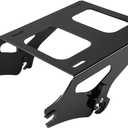 Thicker Detachable Tour Pack Mounting Rack Trunk Mount Bracket Compatible with Harley Touring Road King Electra Road Street Glide 2014-2024 Black, Aunseek