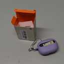 SURITCH Case for Raycon Everyday Earbuds (2024 Edition), Shockproof Magnetic Case for Raycon Bluetooth True Wireless in-Ear Buds Headphones, Protective Cover with Magnetic Lid Lock & Carabiner, Purple