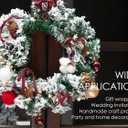 Vitalizart Red Velvet Ribbon Set 3/8" x 15 Yd Burgundy Wooden Spool Fabric Trim 3 Rolls * 5 Yd for Christmas Wreath Decoration Handmade Craft Ornaments Gift Wrapping & Bow Making