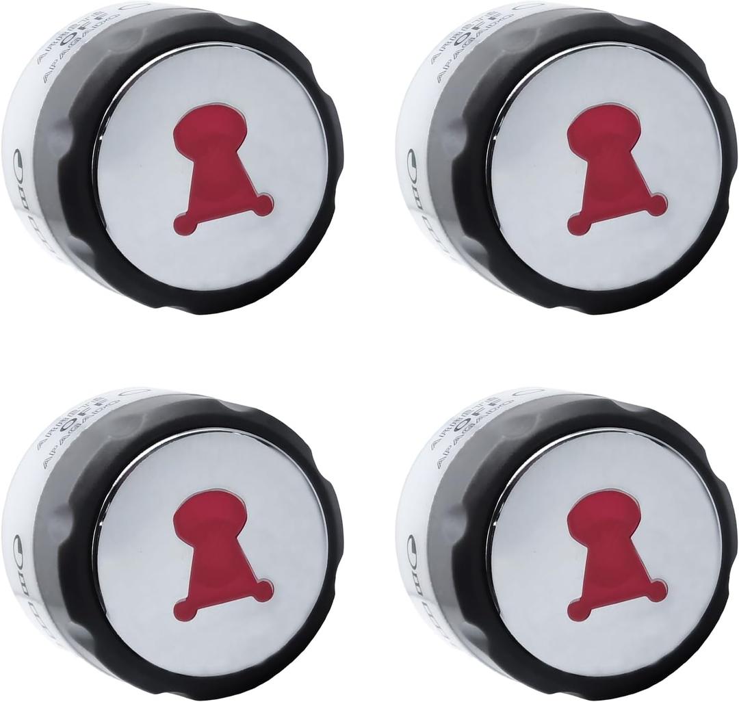 Fxsmgdy Upgraded 91538 Grill Lighted Control Knobs (4 Pack) Fit for E-470/670, S-460/470/660/670 etc.91538 Control Knobs Compatible with Weber Summit 400/600 Grills Manufactured 2012 and Later.