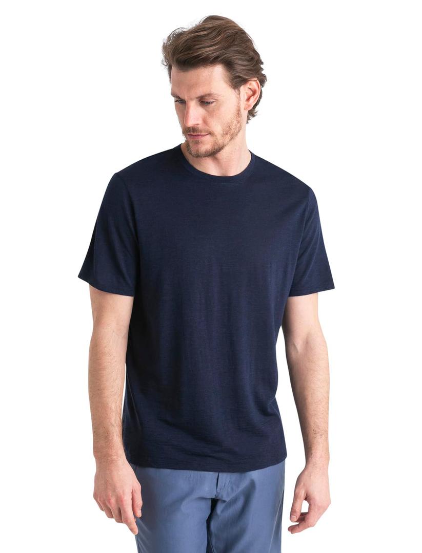Icebreaker Men’s Merino Linen Short Sleeve T-Shirt - Arctic - XX-Large