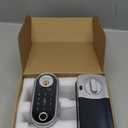 Smart Deadbolt, SMONET Fingerprint Electronic Deadbolt Door Lock with Keypad-Bluetooth Keyless Entry Front Door Digital Keypad App Control, Ekeys Sharing, App Monitoring Auto Lock for Homes and Hotel (Silver)