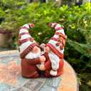 2PCS Coffee Gnomes Figurines Statue Ornament Resin Coffee Bar Accessories Gnomes Swedish Tomte Elf Dwarf Decorations for Bar,Home,Office & Wall Shelf,Housewarming Gifts for Women,Mom