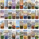 Zonon 48 Pcs Bible Verse Magnetic Bookmarks, Inspirational Scripture Christian Book Markers Religious Motivational Encouragement Flower Page Clips Presents for School Supplies(Forest Style)