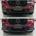 Matte Black Front Bumper Lip Splitter for Honda CR-V CRV 2023-2026