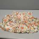 1 State Women Floral Print Mini Skirt, White Combo, Size: M