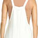 Billabong Women's Beach Crush Soft Cotton Overall Romper (White, M)