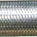 SUISFLXGRO Exhaust Flex Pipe Universal Type 100% Stainless Steel For Heavy Duty and Cars (1 PC, 2.25X8X12)