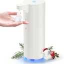 Automatic Soap Dispenser: LAOPAO Rechargeable Touchless Foaming Soap Dispenser Stainless Steel Foam Soap Pump for Bathroom Kitchen Xmas Gift, 9oz, White