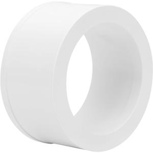 4"x 3" PVC DWV Reducing Bush Adapter Pipe Fitting SCH40 PVC Reducer Bushing (Socket x Socket) PVC Pipe Reducing Bushing Fitting for Home Sewer Plumbing