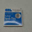CRL Satin Anodized Finish Aluminum No-Draft Speak-Thru (5 5/16")
