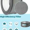 Replacement Filter Kit Compatible with Honeywell 21500, Fits 11520 17200 18150 50150 12520 17400 50200 Air Purifiers, 1 Main Filter + 2 Auxiliary Pre-Filters Aftermarket Spare Accessories