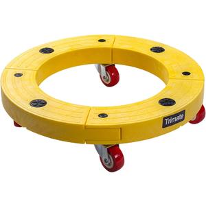 KD Furniture Dolly, 300Lbs, Round: 16, by, Multicolor