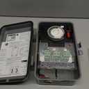 GE 24-hour Mechanical Pool Timer Switch, 2HP 40A Load Capacity Pool Pump Timer, Outdoor NEMA 3R-Rated Box , Universal Voltage Replacement, Water Heater , Tamper Resistant, 46536