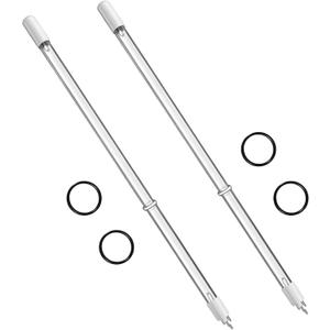 2 Pcs S410RL-HO Replacement Lamp Compatible with VIQUA VH410 with 4 O-Rings | Fireproof Quartz Shell, Stable 4-Pin Lamp Base, 10000-18000 Service Hours, Tight Secure Installation, Simple Replacement