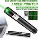 LUEIIN Long Range Laser Pointer 10000 Feet Visible Beam,USB Rechargeable Green Laser Pointer High Power for Presentations