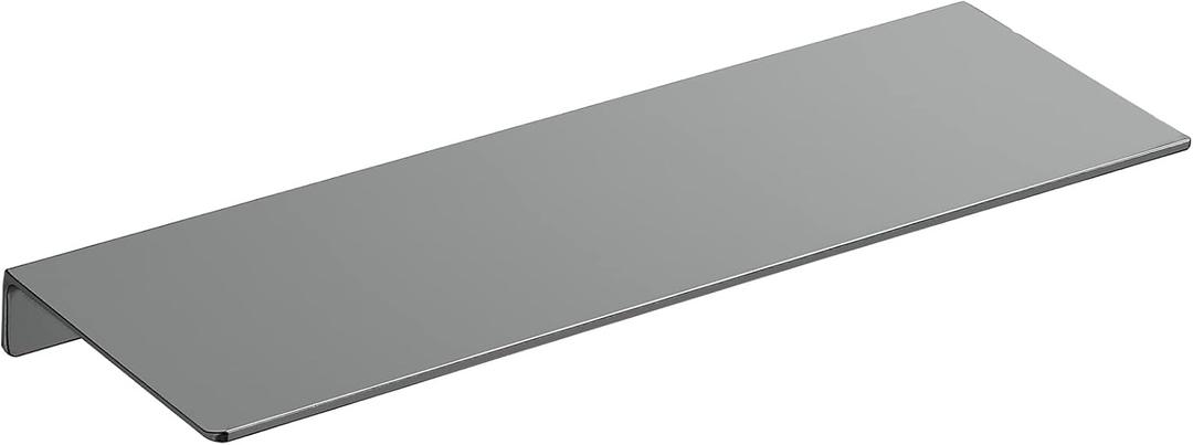 Danpoo Metal Wall Shelf, Small Floating Shelf Bathroom Wall Shelf, 16" Display Shelves for Wall Storage, Grey