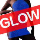 Women's Lingerie Sexy Fishnet Minin Dress Glow in the Dark Lingerie DIY Babydoll Halter Chemise Valentine's Day (White)