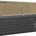 Logitech Signature Slim Wired K620 for Business, Full-Size Keyboard, USB-C Plug-and-Play, Laptop-Style, Scissor Keys, Windows/Mac/Chrome/PC/laptops - Graphite