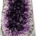 Large Natural Amethyst (5 lb to 6.5 lb) Crystal Clusters Stone from Uruguay Raw Geode Quartz - Deep Purple Color