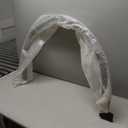 Jecoupoon Front Left Fender Flare Arch Trim Compatible with Model X 2022-2024 Fender Trim Wheel Eyebrow Arch Driver Side 1035289-00-M 1078209-00-F Black (No Holes)