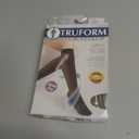 Truform Sheer Compression Stockings, 8-15 mmHg, Women's Open Toe, Knee High Length, 20 Denier, Beige, Medium