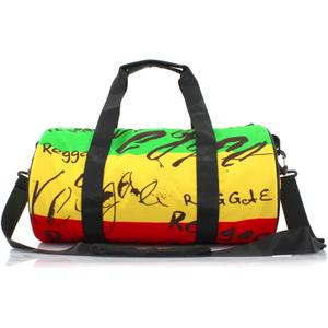 Duffel Bag Gym Bag for Men Women Lightweight with Inner Pocket for Travel Sports Swimming Fitness Shoulder Strap Jamaica Reggae(Reggae)