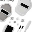 KEYDUACU 12 pcs Girls Locker Accessories, Locker Decorations Including Mirrors, whiteboards, Magnets and organizing Supplies. Ideal for Back-to-School Essentials and The Office (12 pcs-Light Gray)