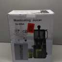 EanOruus Juicer Machines, 3-in-1 Cold Press Juicer with 6.5" Extra Large Chute, 100oz Large Capacity, AC Motor, Makes Juice, Nut Milk & Sorbet, Silver Gray