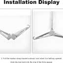 Adjustable Neck Traction Device, the Hook Design is controllable, the Gear Design Does not Need to Hang Heavy Objects, Easy to use, Effectively relieves Neck Pain, Suitable for Home or Outdoor