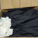 Three Geese Pinch Pleat Waterfowl Feathers and Down Comforter Cal King Size Duvet Insert,750+ Fill Power,1200TC 100% Cotton, Premium All Seasons Black-Gray Warm Hotel Comforter with 8 Tabs.