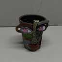 Abstract Face Planters Pots Head,Unique Head Planter for Indoor Plants,Funny Face Flower Pot,Colorful Plant Pots for Outdoor Garden Decor and Home Art Decoration(Classic)
