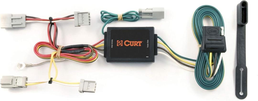 CURT 55502 Vehicle-Side Custom 4-Pin Trailer Wiring Harness, Fits Select Honda Accord, Acura TSX
