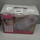 Portable Spa Bubble Bath Massager,Full Body Waterproof Spa Mat for Bathtub, 6-Speed Bubbles, Remote Control & Non-Slip Suction Cups for Home Relaxation (Grey)