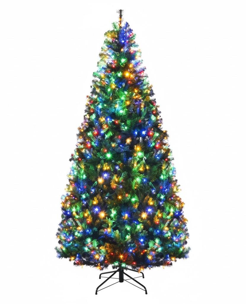 7 ft. Pre-Lit Artificial Christmas Tree with 500 LED Lights
