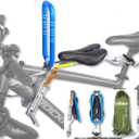 Child Bike Seat, Front Mount Kids Bike Seat,Fit Mountain Bikes, Cruiser Bikes, Folding Bikes, Ultra Light,Portable, Tool-Free, Quick-Release,Toddler Bike Seat for 2-6 Years(up to 60lbs)