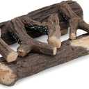 Stanbroil Extra Large Ceramic Gas Logs, 6 Piece Set of Decoration Ceramic Wood Logs for All Types of Ventless, Gel, Ethanol, Electric, Gas Inserts, Propane, Indoor or Outdoor Fireplaces & Fire Pits