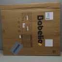 Babelio Upgraded Baby Gate with Cat Door, 29-43" Auto Close Durable Dog Gate for Stairs, Doorways and House, Easy Walk Thru Safety Gate with Pet Door Includes 4 Wall Cups, Black (29-43" Wide, 30" Tall)