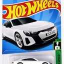 Hot Wheels ‘87 Dodge D100 (HW Reverse Rake) 1:64 Scale Diecast Model Car, Hot Wheels '70 Plymouth Superbird, HW Art Cars 7/10 [Yellow] 87/250, Hot Wheels 2022 - Audi RS E-TRON GT, Pack of 3