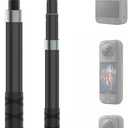 110cm Invisible Selfie Stick Pole, Carbon Fiber/Lightweight/Waterproof/Extendable/Telescopic Extension Rod for Insta360 X5 X4 X3 Go 3S Ultra DJI Osmo 360 Nano Pocket 4 3 Go 3S Accessories