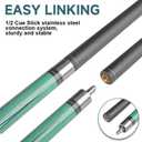 HomeSeason Pool Cue Stick 58" Billiard Cue Sticks Nylon Thread Grip Professional Low Deflection Pool Sticks