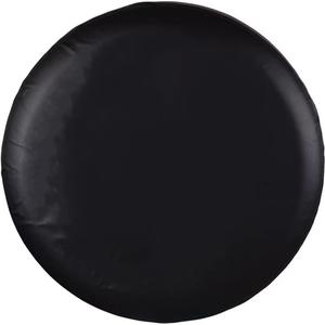 Spare Tire Cover, Black Wheel Cover Waterproof PVC Leather Dust-Proof Universal Fit for Jeep, Trailer, RV, SUV, Camper and Vehicle (16 Inch)