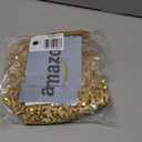 Gold Sequins Tree Skirt 24 Inches Mini Christmas Tree Skirts 5mm Sequins and Velvet Tree Skirt Mats for 4ft Trees Decorations