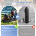 1 Pack Large Outdoor Camping Chair Bag Compatible with Coleman, Large Folding Chair Carrying Bag Oxford Storage Tent Bag with Handle Strap for Travel Yoga Outdoor Camping Sports, 39.37 Inch, Black