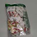 WILLBOND 52 Pcs Christmas Alphabet Patches 2.2 Inch Self Adhesive Letter Patches Red and White Embroidered Applique Alphabet Chenille Stickers DIY Personalized Name Tags for Clothes Bags Stockings